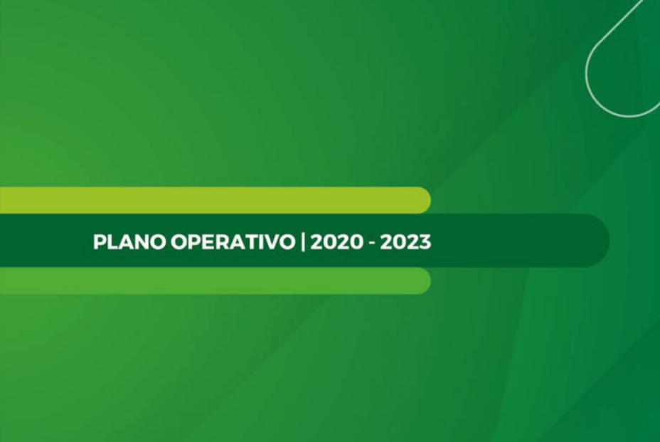 Trecho da capa do Plano Operativo | 2020-2023
