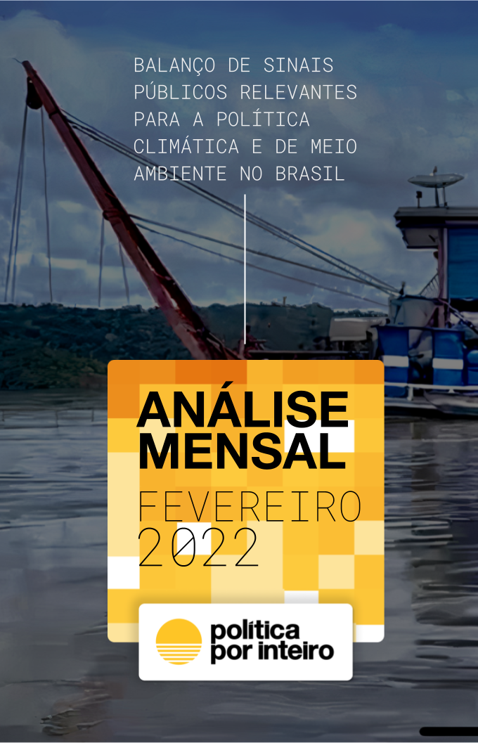 Capa da da Análise Mensal de Junho de 2022, com as ilustrações dos rostos do indigenista Bruno Pereira e do jornalista britânico Dom Phillips